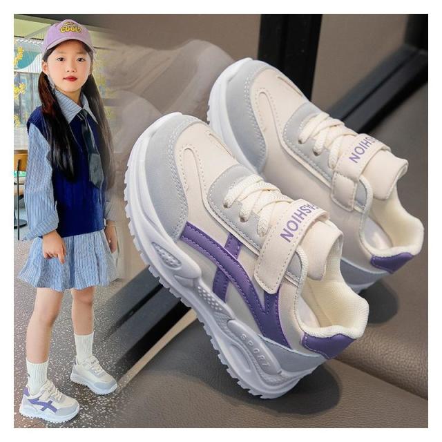 13382451.百搭女童鞋春季儿童运动鞋时尚底女孩老爹鞋中大童阿甘鞋潮