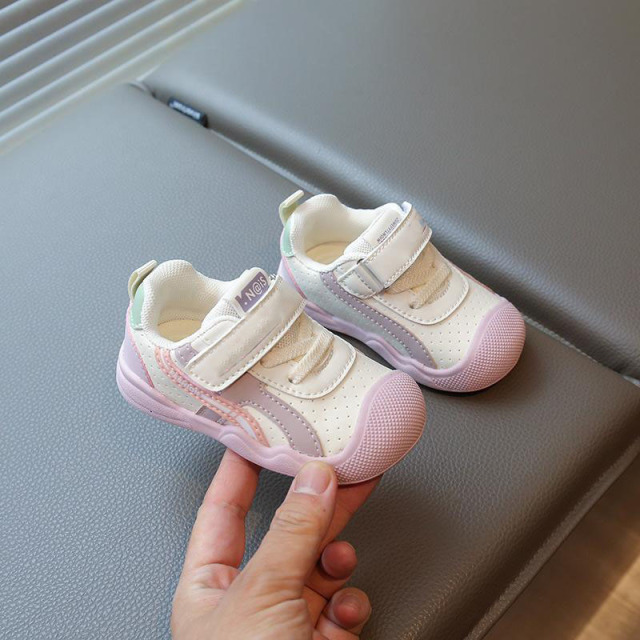 13369882.婴幼儿学步鞋男宝宝鞋秋季皮面婴儿鞋软底防滑女童机能鞋