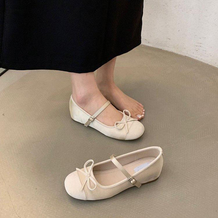 13378941.法式绝美单鞋女款银色玛丽珍女鞋子芭蕾舞晚晚鞋