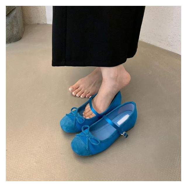 13378941.法式绝美单鞋女款银色玛丽珍女鞋子芭蕾舞晚晚鞋