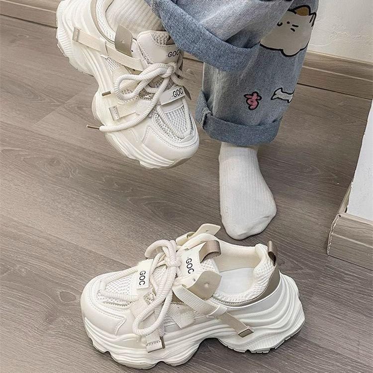 13379014.裳淇 炸街老爹鞋女厚底显脚小百搭休闲运动鞋轻便...