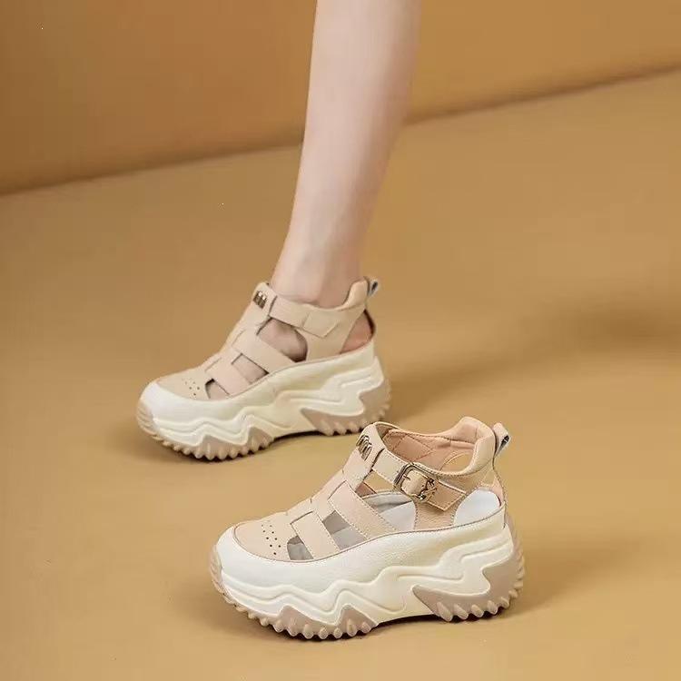 13529786.女式韩厚底老爹夏季街拍罗马凉鞋休闲凉鞋