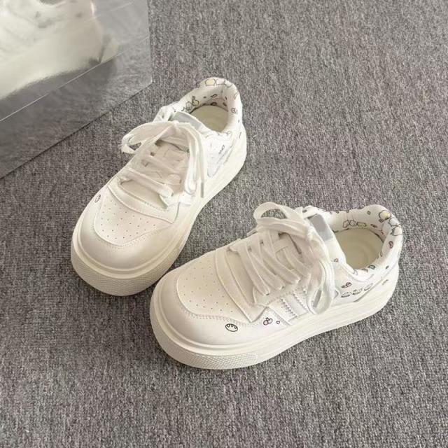 13529875.小白鞋女款春夏鞋子女鞋百搭运动休闲鞋厚底板鞋女鞋