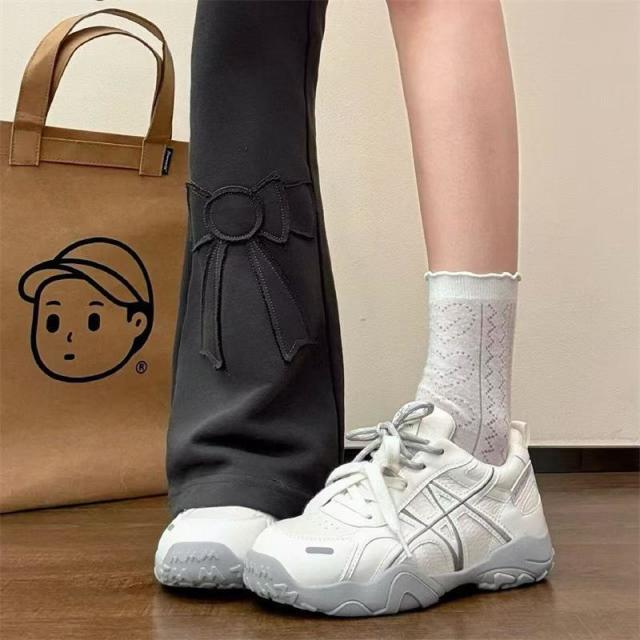 13529895.7CM~内芭蕾休闲德训鞋女春复古系带运动玛丽珍鞋