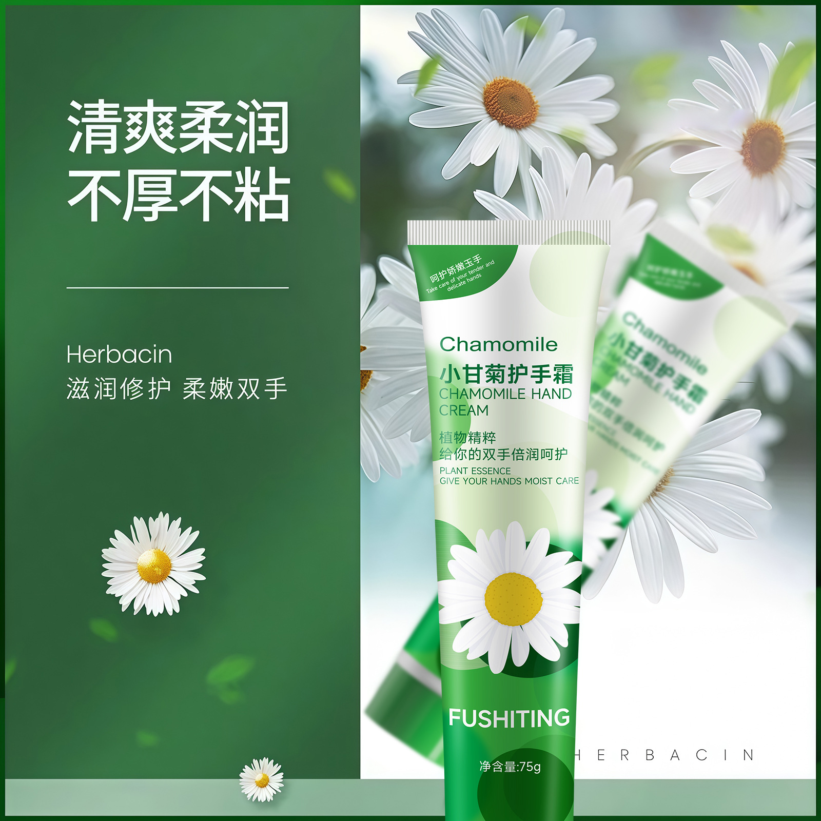 11598088.【特惠3支】小甘菊护手霜滋润补水秋冬清爽不黏腻天然植萃滋养双手【新旧款随机发货】