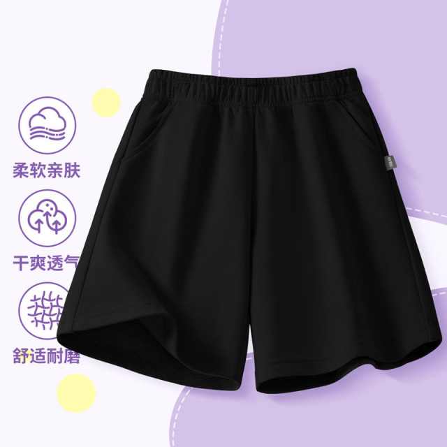 13334756.女童休闲短裤夏季新款2025大童韩版时髦外穿爆款卫裤儿童运动裤子22