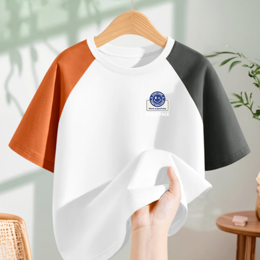 13334931.2026新款男童短袖t恤夏季薄款帅气男孩夏装纯棉衣服儿童半袖上衣