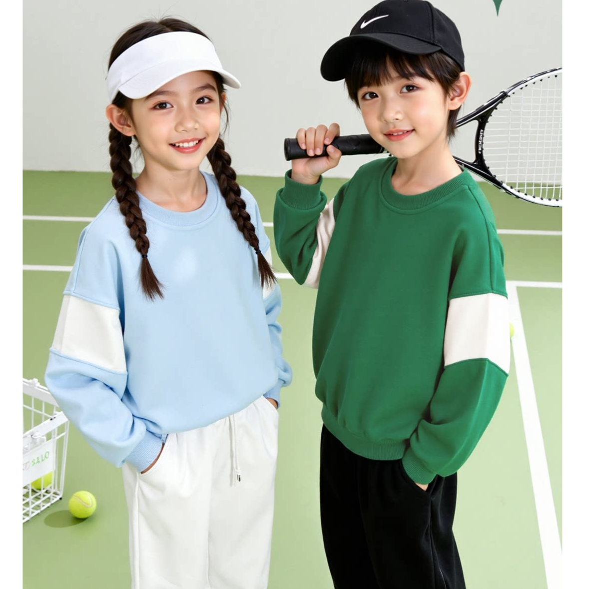 13752042.女童秋季卫衣2026新款春秋运动休闲女大童衣服儿童长袖上衣秋