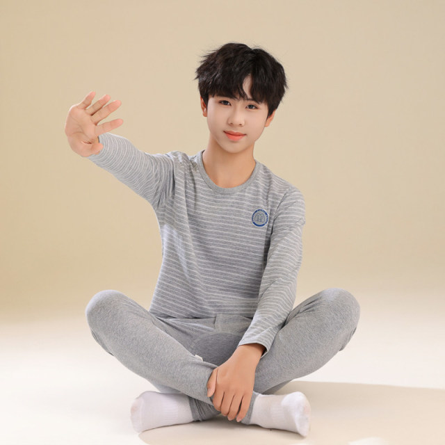 13823244.2026年大小儿童秋冬款内衣套装A类青少年莱卡棉