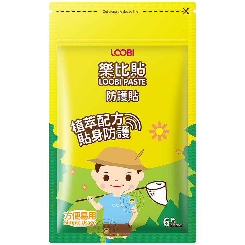 13515117.乐比防蚊贴一包6片