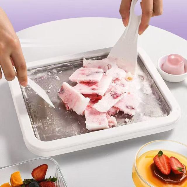 13454933.【个性diy】家用冰激凌炒冰机自制儿童diy小型专用炒酸奶机水果冰淇淋