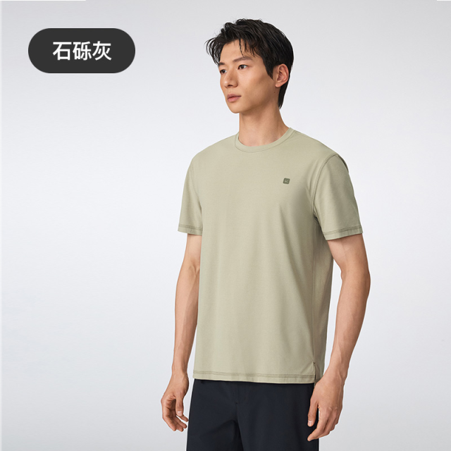 13444247.Keep运动T恤男女健身瑜伽防汗渍凉感抗菌印花短袖T恤1083