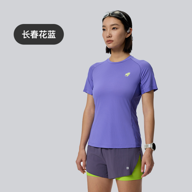 13445934.Keep跑步系列短袖T恤女士专业健身凉感速干抗菌跑步0471