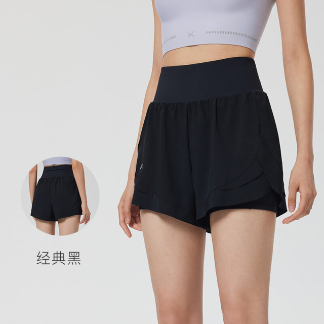 13523656.Keep高腰运动短裤健身跑步高腰短裤防走光运动短裤