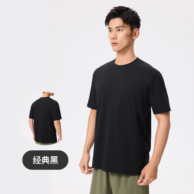 13523325.Keep夏季速干短袖男凉感防晒跑步吸湿透气户外训练健身运动T恤服