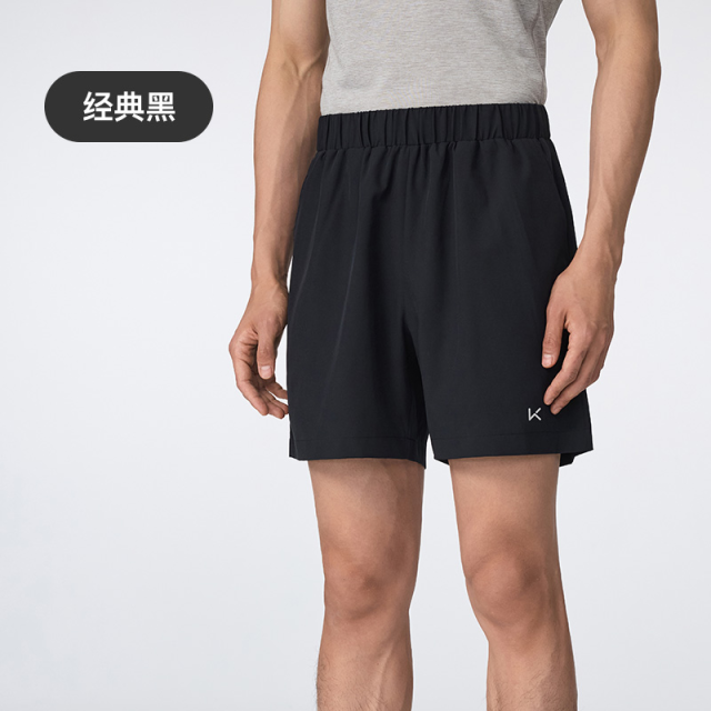 13667425.Keep男速干梭织四分短裤跑步裤