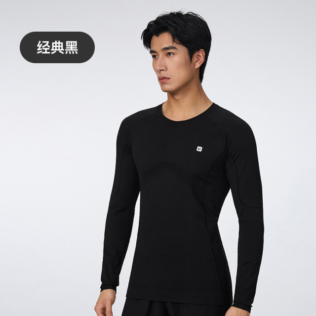 13667503.Keep运动t恤男长袖速干紧身打底上衣篮球训练跑步健身服