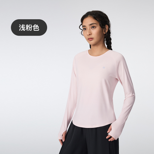 13791622.Keep女士休闲运动T恤普拉提瑜伽服训练跑步健身上衣打底