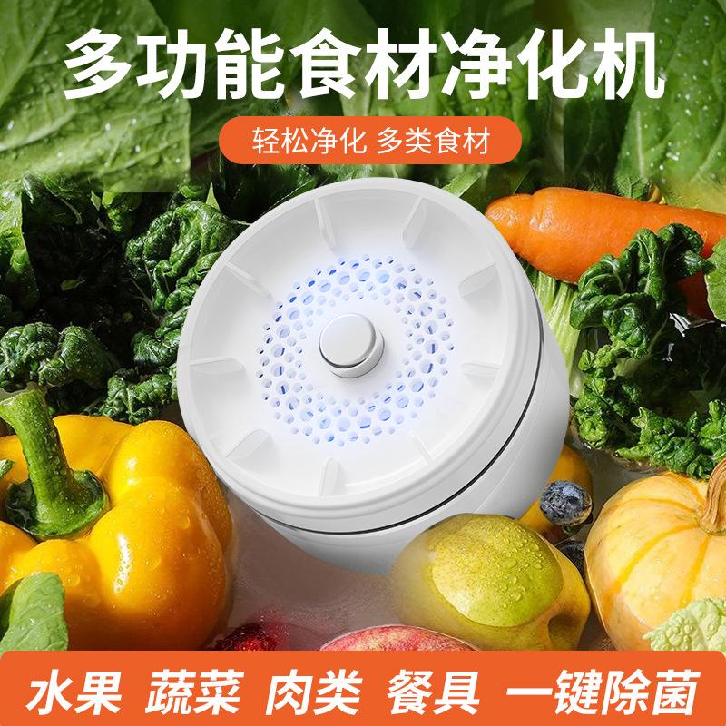 13585256.无线果蔬清洗净化器食材清洗机杀菌去除农残消毒机多功能