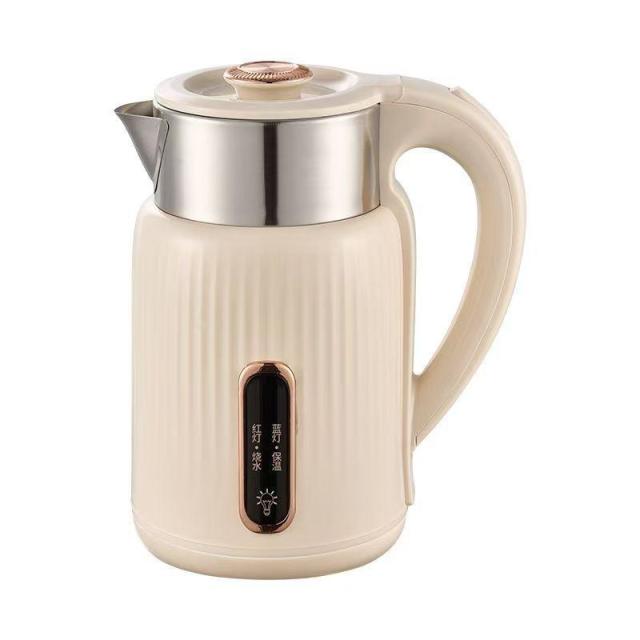13585254.电热水壶智能保温家用3L大容量热水壶自动断烧水壶