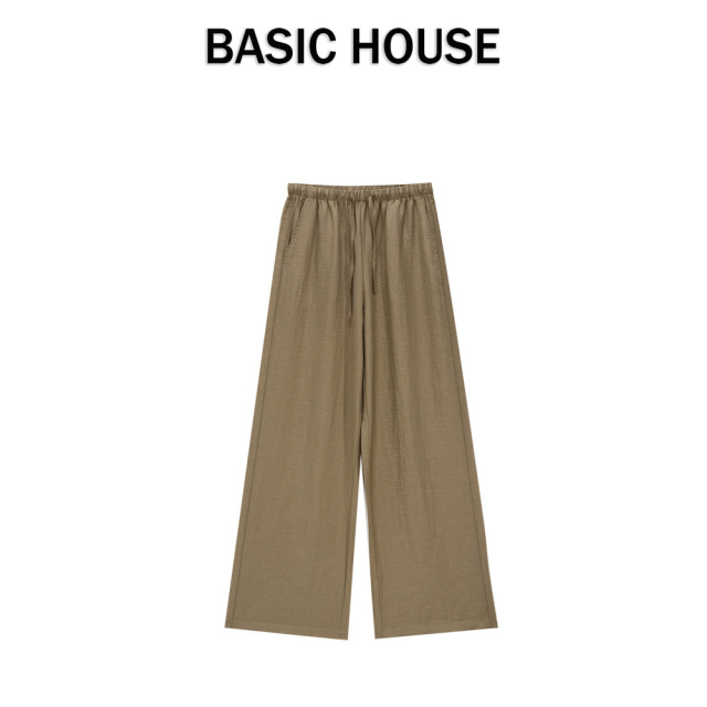13834088.Basic House/百家好上新宽松休闲阔腿长裤