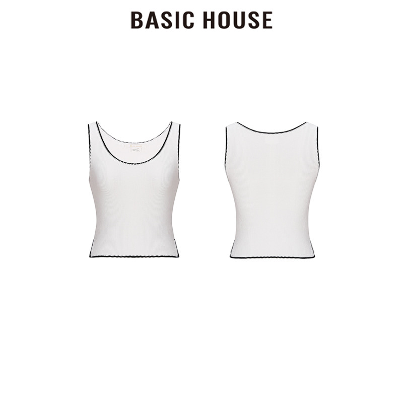13834092.Basic House/百家好时尚运动春夏修身型背心吊带抹胸