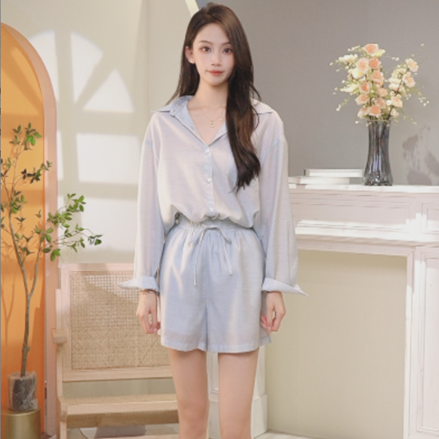 13834122.Basic House/百家好秋款套装女2025爆款开衫女时尚套装春风