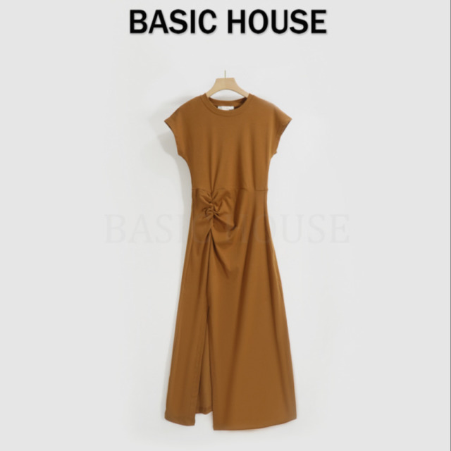 13834123.Basic House/百家好CSM气质连衣裙