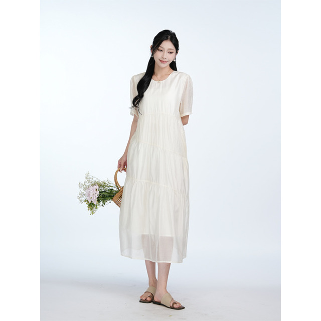 13834081.Basic House/百家好夏季时尚百搭宽松连衣裙
