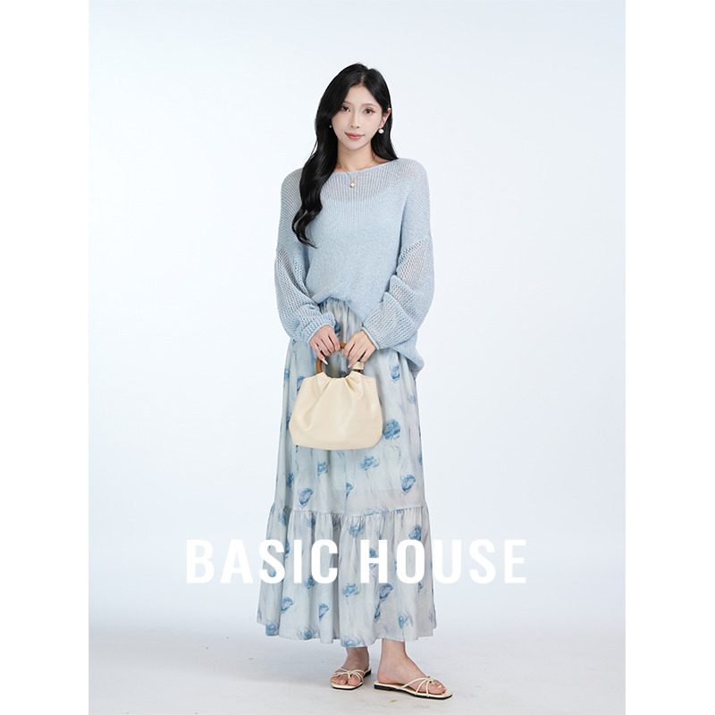 13834023.Basic House/百家好休闲针织套装