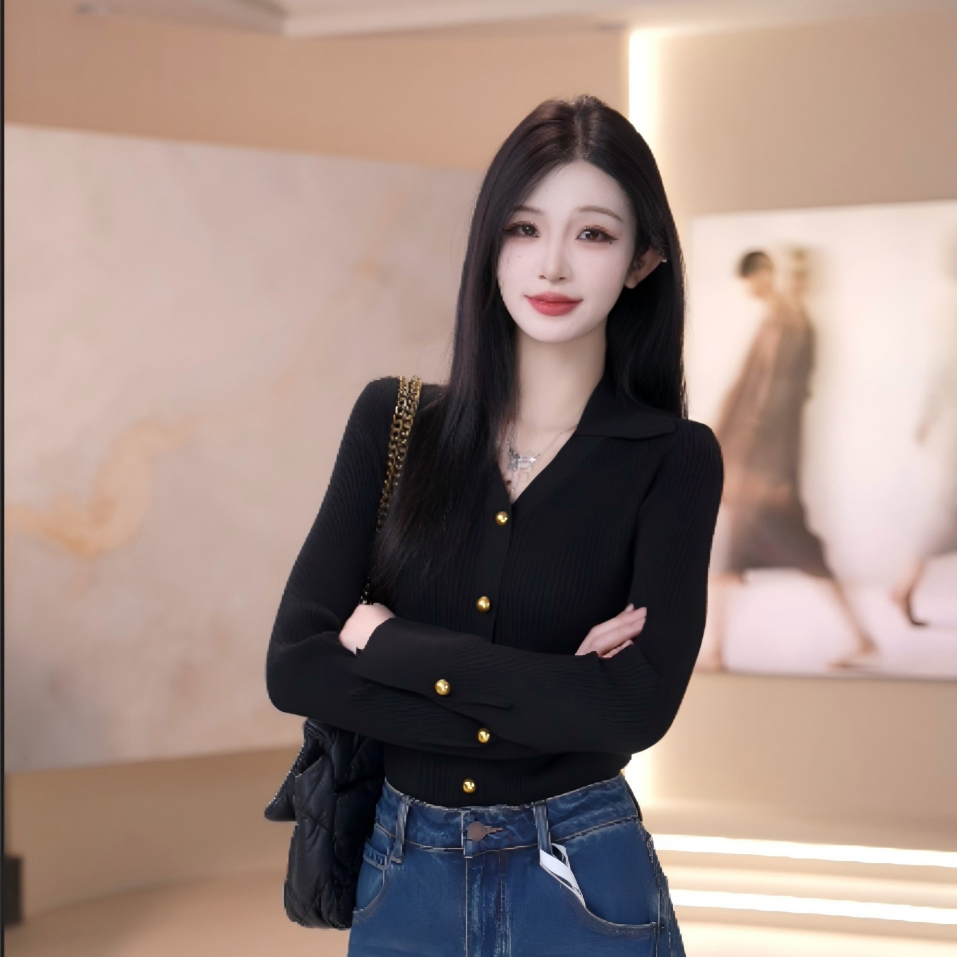 13834069.春夏上新修身显瘦吸汗休闲针织衫