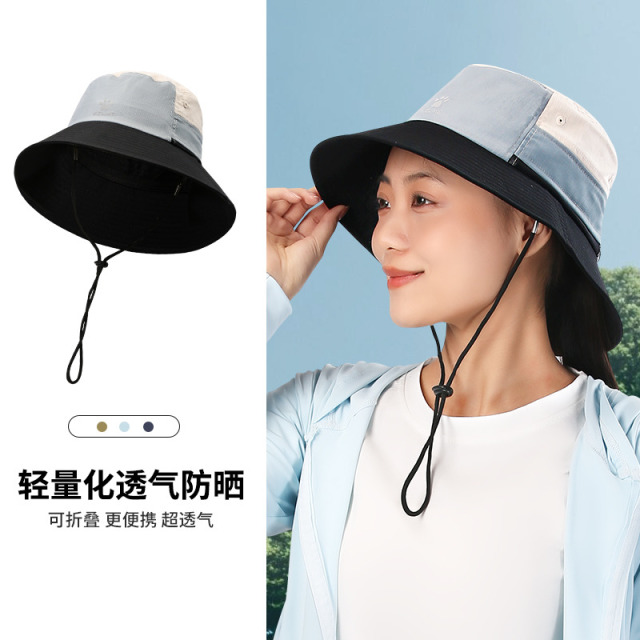 13377329.卡尔美爬山户外渔夫帽男士夏季大头围防晒遮阳登山帽女徒步帽子潮