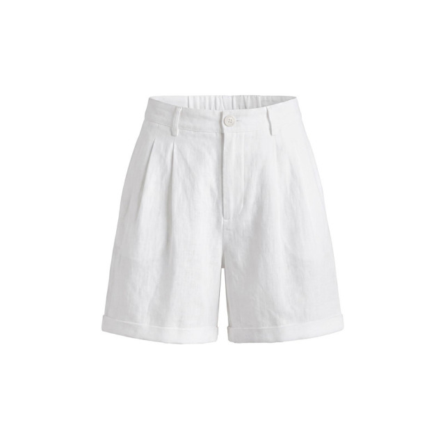 13495764.【雅薇吉】2026夏季女士高腰透气吸汗不闷汗100亚麻立体廓形短裤【断码不补】