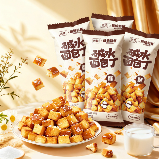 13523041.诺梵烘焙奶爸碱水面包丁海盐焦糖味35g