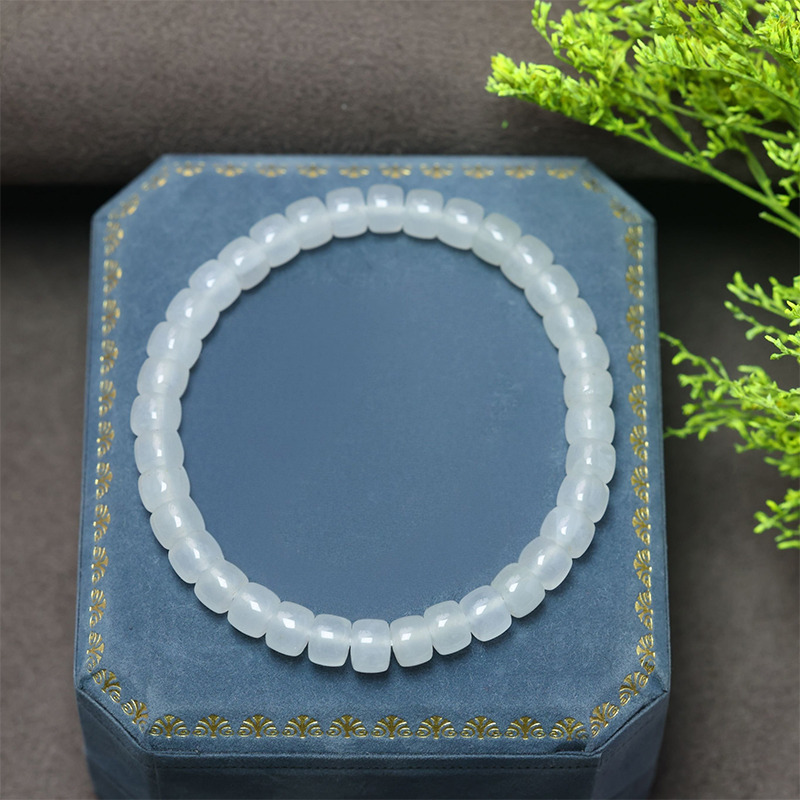 13629027.【0点秒杀】新疆金丝玉直切手串【5x6mm】