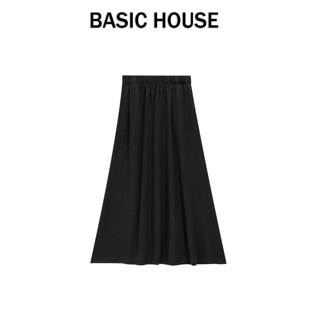 13833941.Basic House/百家好高级感女装时尚半裙子显瘦气质温柔