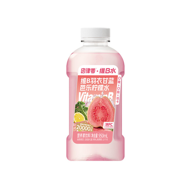 13437688.【新品】轻上自律零维B羽衣甘蓝芭乐柠檬水950ml*2瓶*4瓶