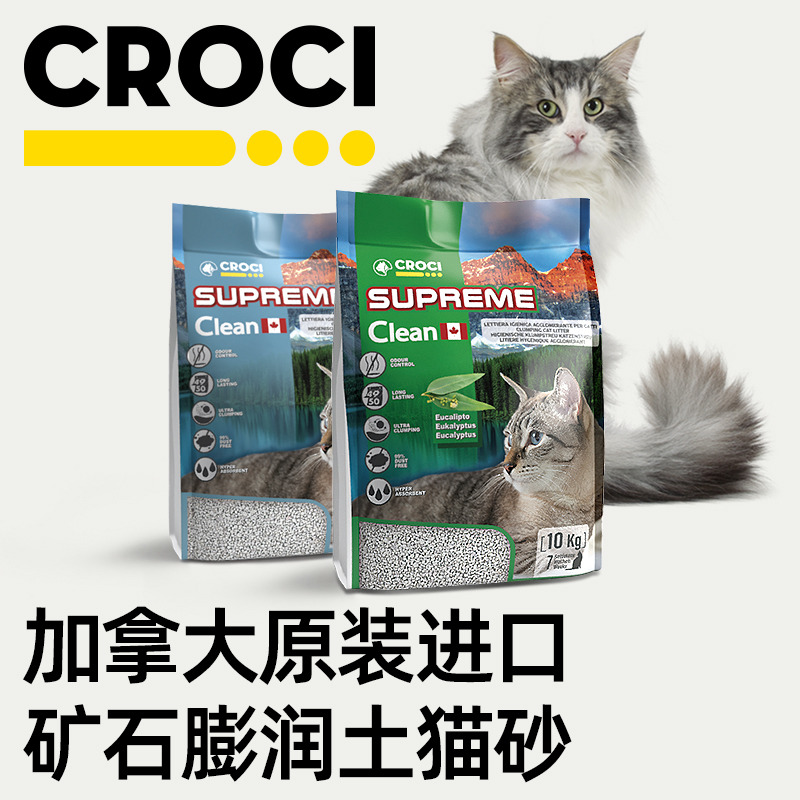 13597823.加拿大进口钠基膨润土猫砂10KG无香型天然纳基膨润土低尘结团