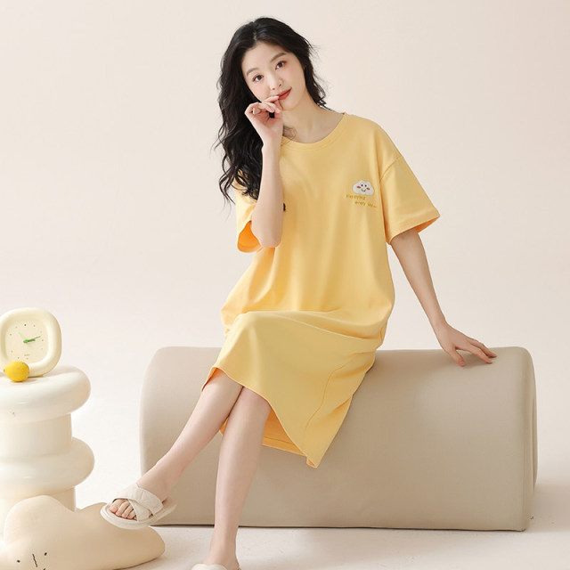 13745828.意达鸟甜美公主风缎面冰丝长裙女夏季纯欲睡裙2026新款吊带胸垫家居裙夏
