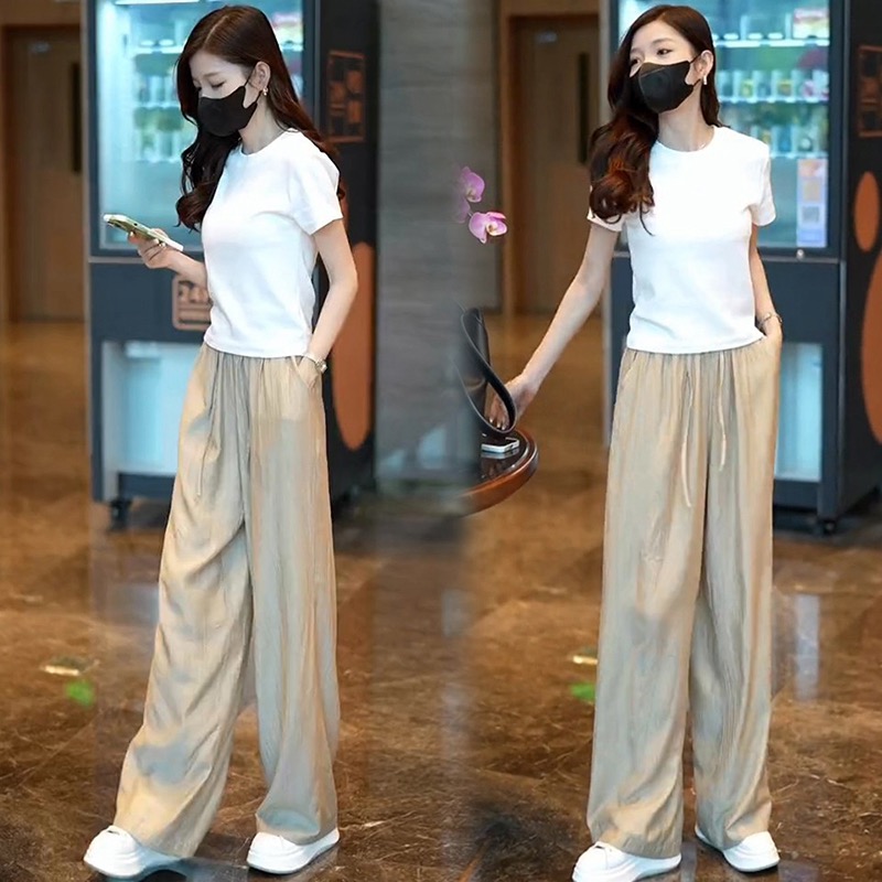 13762560.诗茉琳高级感休闲时尚套装女气质时髦冰丝阔腿裤夏装搭配一整套显瘦