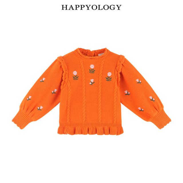 13695297.happyology秋冬新品男女童套头毛衣