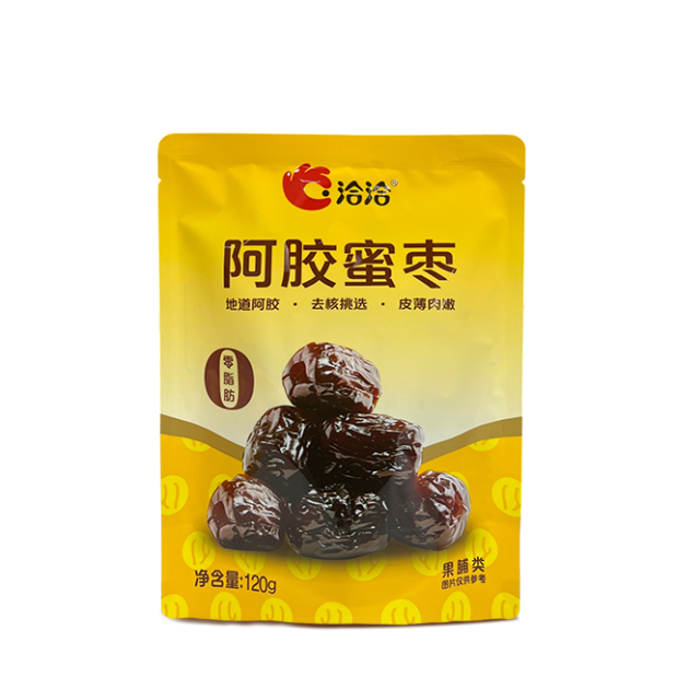 13677454.【39.9元任选8件】洽洽阿胶蜜枣120g