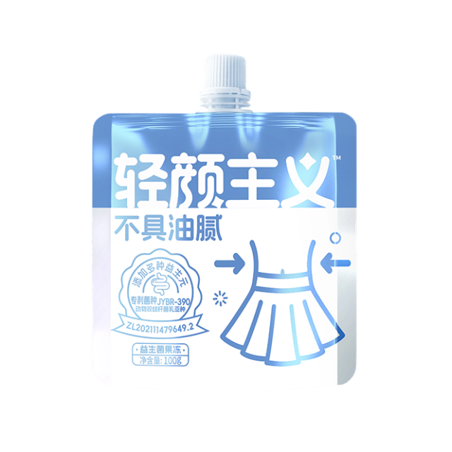 13679111.【39.9元任选8件】洽洽轻颜主义益生菌果冻100g