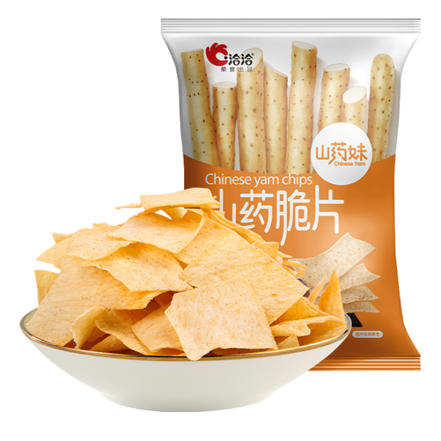 13686013.【39.9元任选8件】山药妹山药脆片烧烤味40g*2