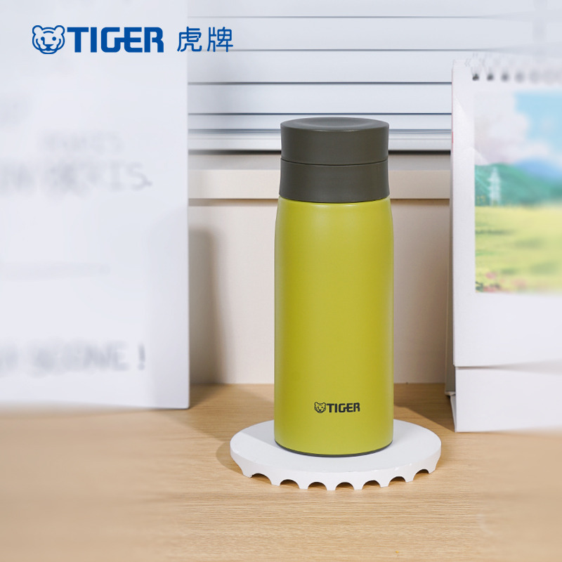 13631253.TIGER虎牌颜值小清新带茶滤隔便携保温杯MCY-K035不锈钢水杯350ML