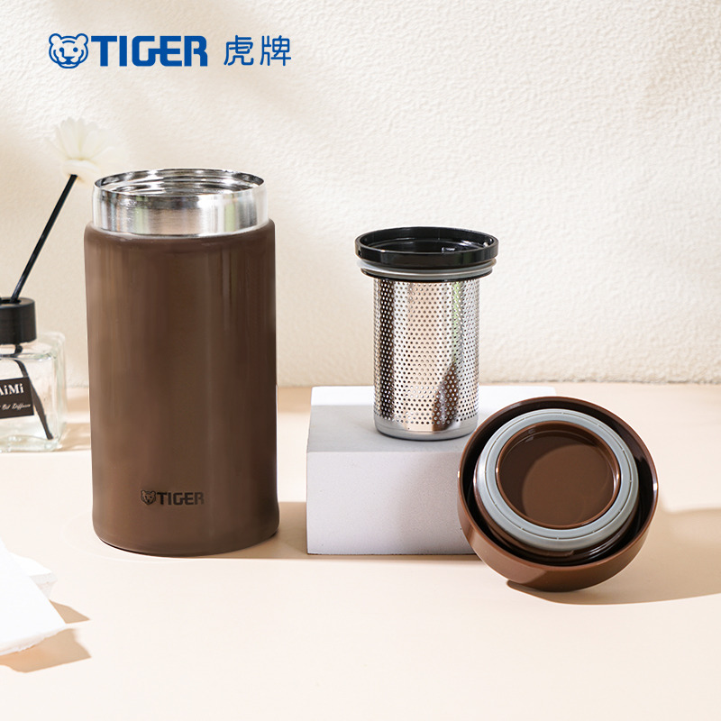 13631236.TIGER虎牌保温杯MCA-T36C茶滤网304不锈钢水杯男女真空杯360ml