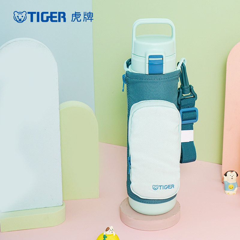 13631086.TIGER虎牌儿童保温杯便携水壶可爱大容量800ml小学生直饮水杯MTT-B80C