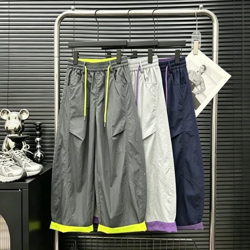 13679837.【破价清仓一件不留,69.9任选两条】新款儿童拼色时尚潮流工装休闲长裤26100