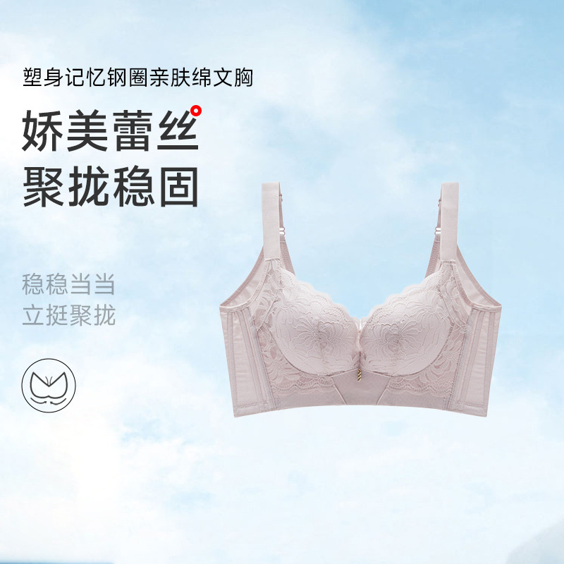 13672777.塑身记忆钢圈亲肤绵塑身文胸(B/C-)