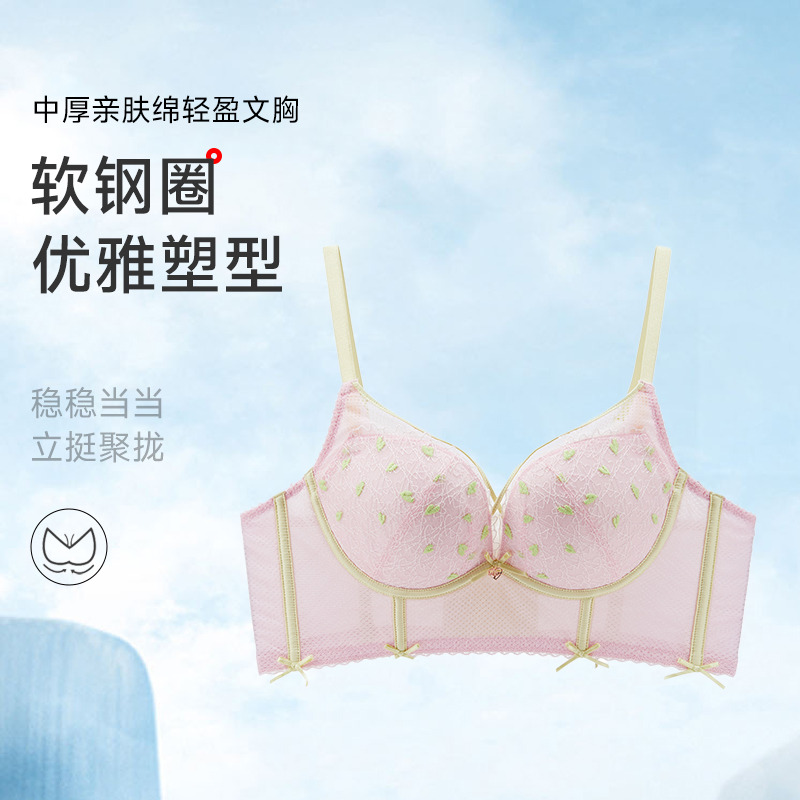 13673978.亲肤绵软钢圈轻盈文胸(A+/B)